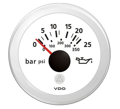 Marine Engine Oil Pressure gauges 25Bar